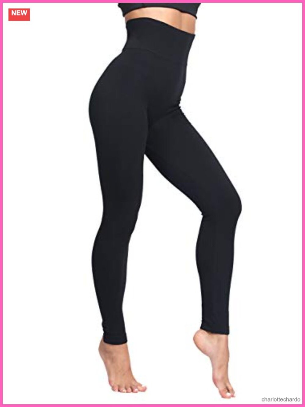 Fleece Lined Thermal High Waisted Leggings Tummy Control